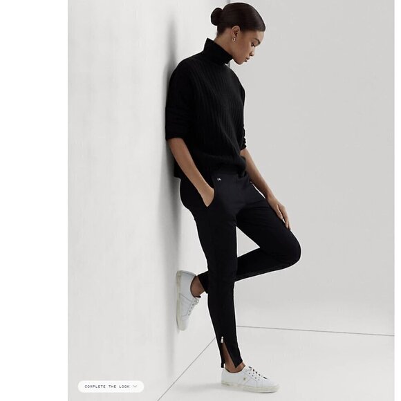 L-RL Ralph Lauren Active Jersey Ankle pant Petite XS - Picture 3 of 11